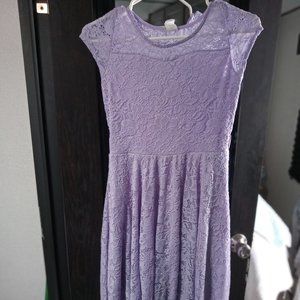 Just Kids Lilac Dress Girls Sz 14